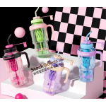 1300ML Large‑Capacity Water Bottle with Handle & Straw, 4 Colors Available, with Tea Infuser